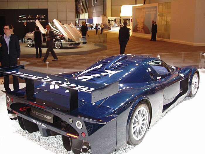 The Maserati MC12 has made its first appearance in the UK at this week's Motor Show Live at the Birmingham NEC