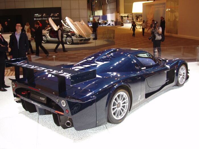 The Maserati MC12 has made its first appearance in the UK at this week's Motor Show Live at the Birmingham NEC