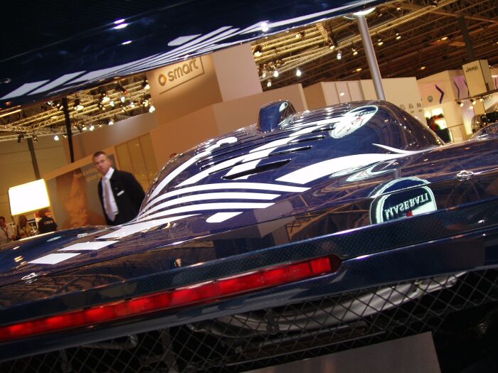 The Maserati MC12 has made its first appearance in the UK at this week's Motor Show Live at the Birmingham NEC