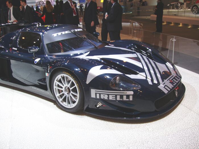 The Maserati MC12 has made its first appearance in the UK at this week's Motor Show Live at the Birmingham NEC