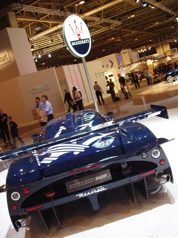 The Maserati MC12 has made its first appearance in the UK at this week's Motor Show Live at the Birmingham NEC