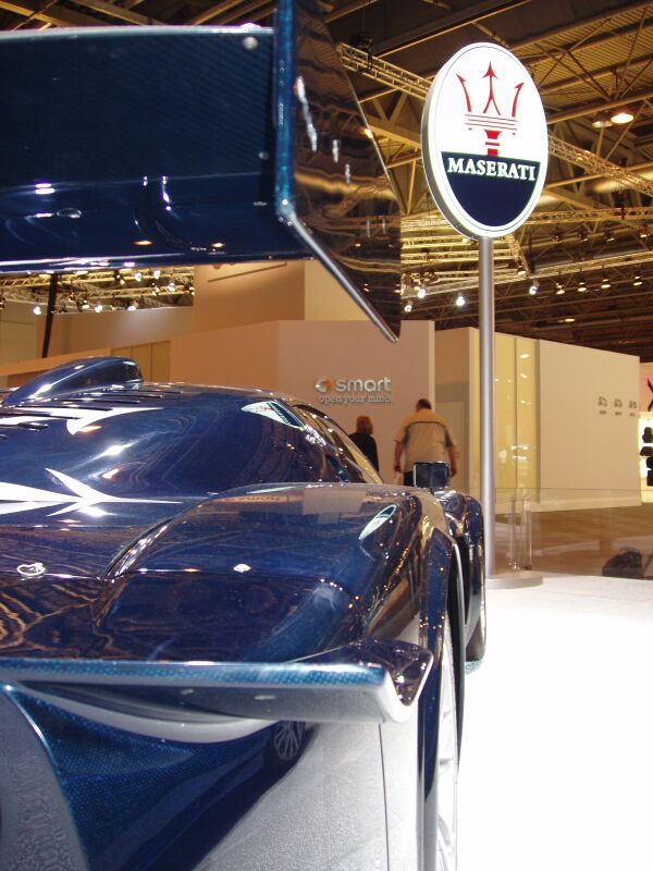 The Maserati MC12 has made its first appearance in the UK at this week's Motor Show Live at the Birmingham NEC