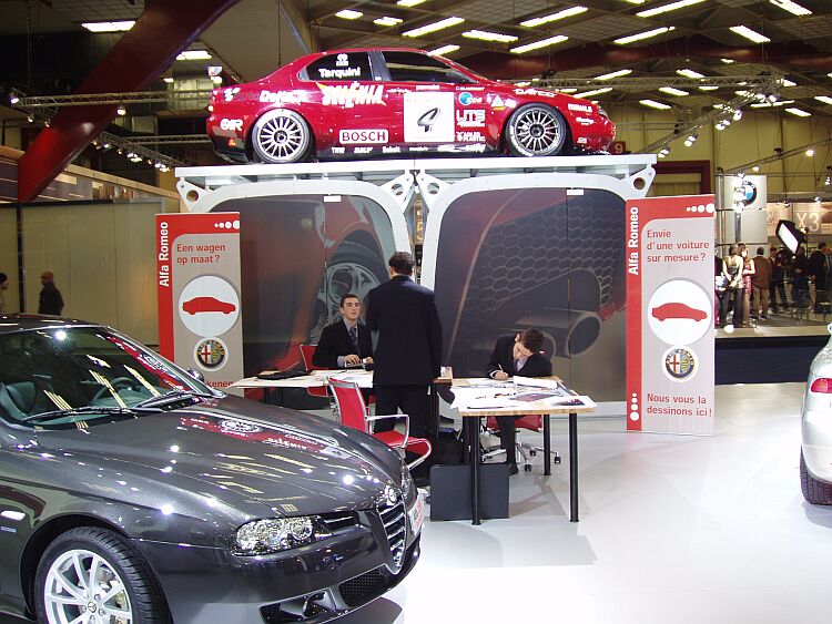 Alfa Romeo at the 2004 Brussels International Motor Show