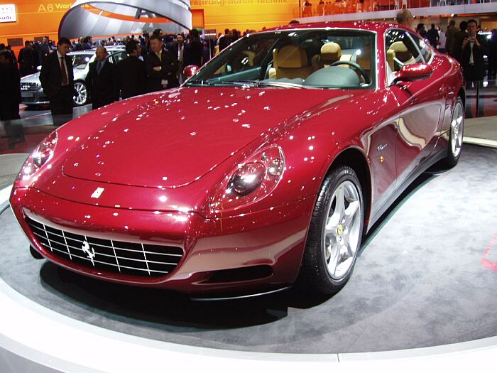 The Ferrari 612 Scaglietti receives its World Premiere at the Geneva Motor Show 