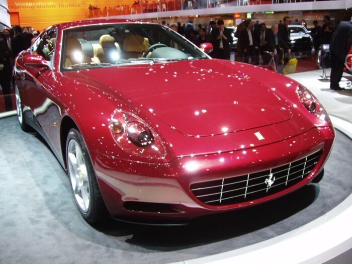 The Ferrari 612 Scaglietti receives its World Premiere at the Geneva Motor Show 