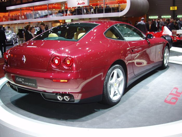 The Ferrari 612 Scaglietti receives its World Premiere at the Geneva Motor Show 