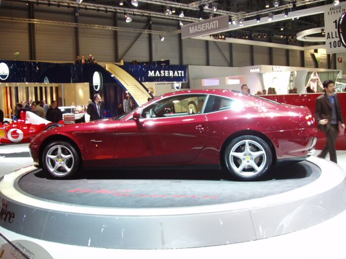 The Ferrari 612 Scaglietti receives its World Premiere at the Geneva Motor Show 