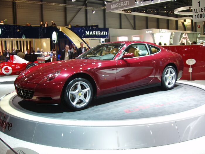 The Ferrari 612 Scaglietti receives its World Premiere at the Geneva Motor Show 