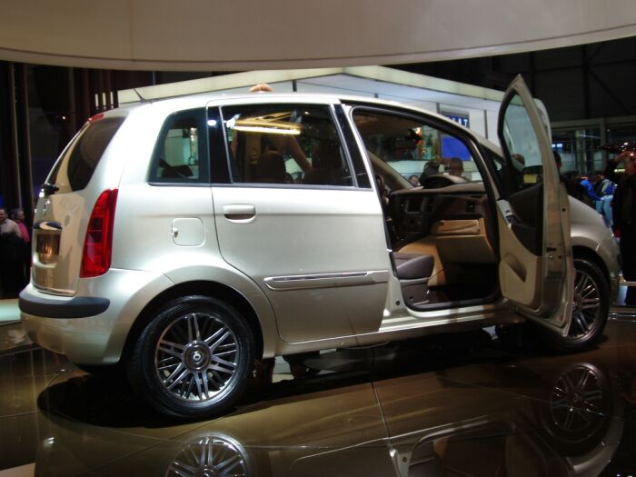 World Premiere of the Lancia Musa compact MPV at the 2004 Geneva Salon