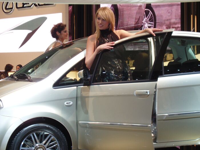 World Premiere of the Lancia Musa compact MPV at the 2004 Geneva Salon