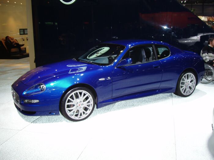 World Premiere of the Maserati GranSport at the 2004 Geneva Salon