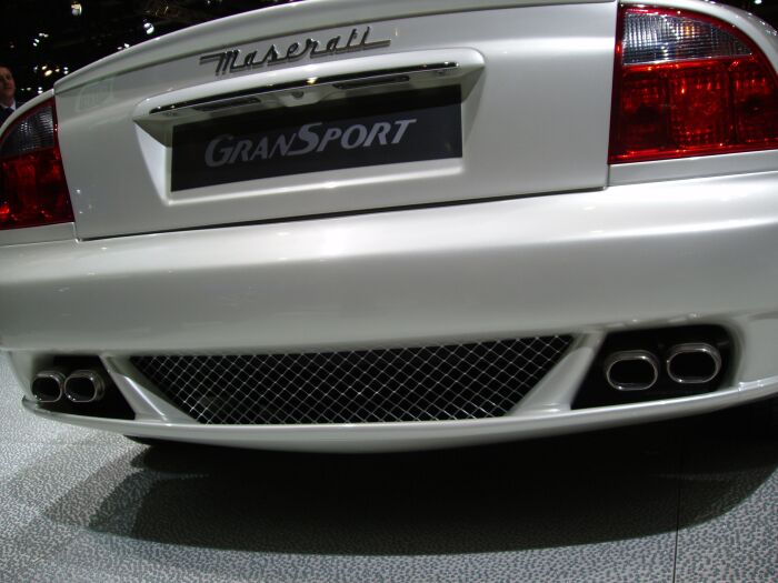 World Premiere of the Maserati GranSport at the 2004 Geneva Salon