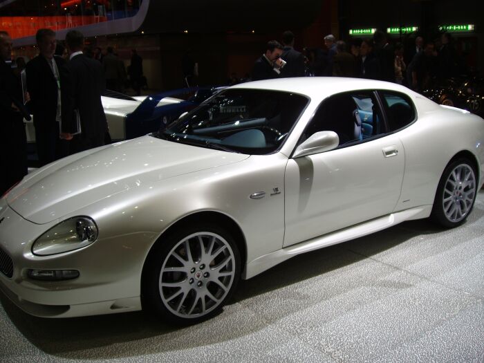 World Premiere of the Maserati GranSport at the 2004 Geneva Salon