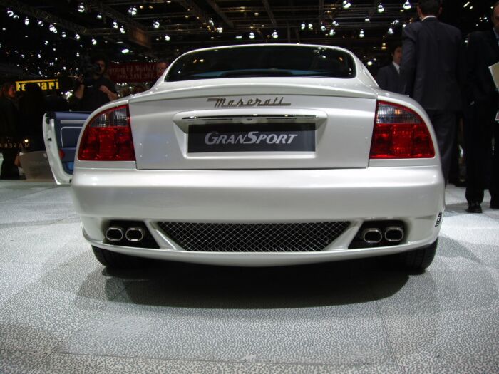 World Premiere of the Maserati GranSport at the 2004 Geneva Salon