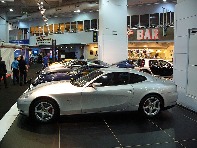 Ferraris at the MPH04 Motor Show in London