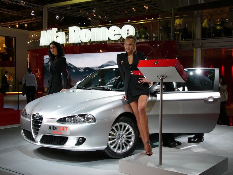 Alfa Romeo at the 2004 Paris International Motor Show