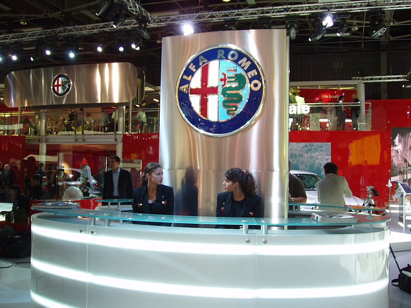 Alfa Romeo at the 2004 Paris International Motor Show