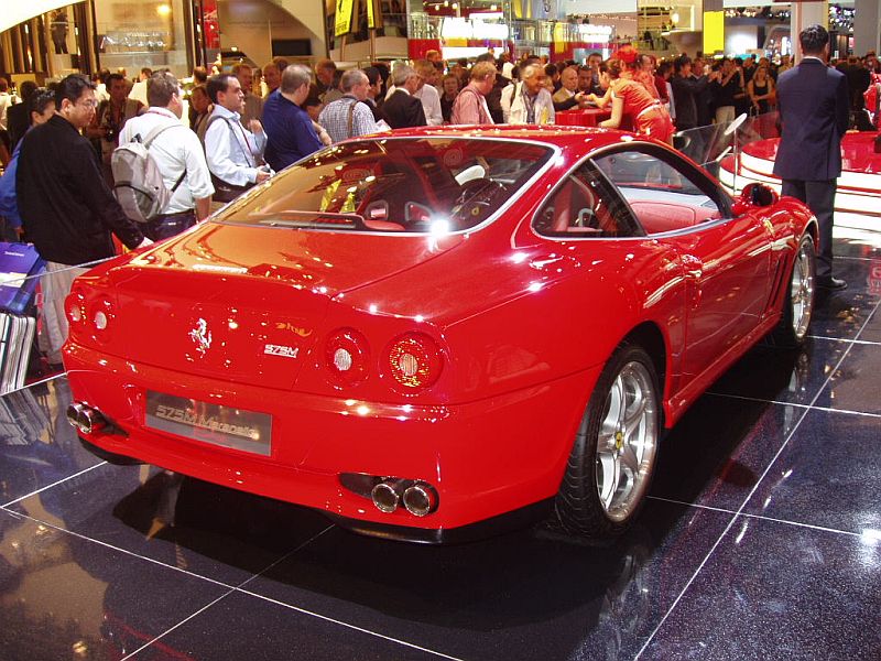 Ferrari 575 M Maranello with GTC Handling Pack at the 2004 Paris International Motor Show