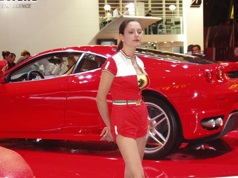 World Premiere of the Ferrari F430 at the Paris Mondial de l'Automobile, 23rd September 2004