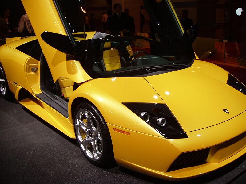 Lamborghini Murcielago Roadster at the 2004 Paris Mondial de l'Automobile