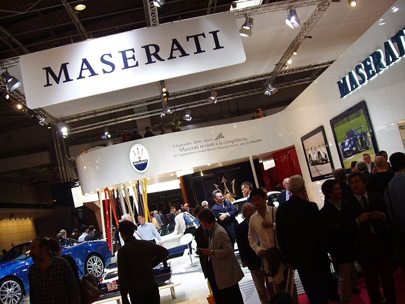 Maserati at the 2004 Paris Mondial de l'Automobile