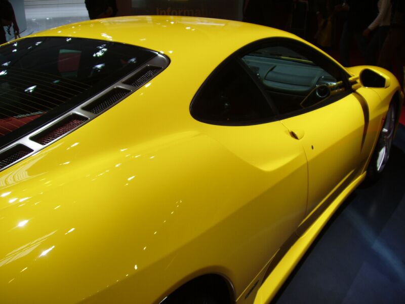 Ferrari F430 on the Pininfarina stand at the 2004 Paris International Motor Show