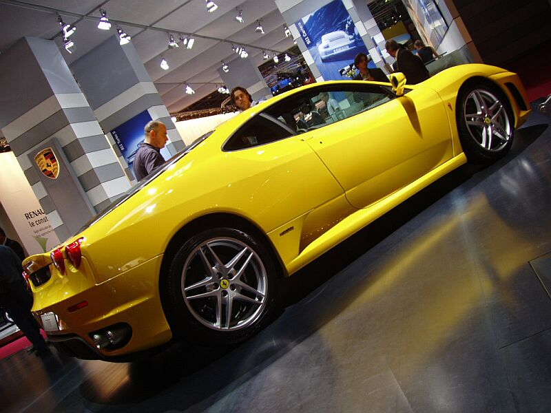 Ferrari F430 on the Pininfarina stand at the 2004 Paris International Motor Show