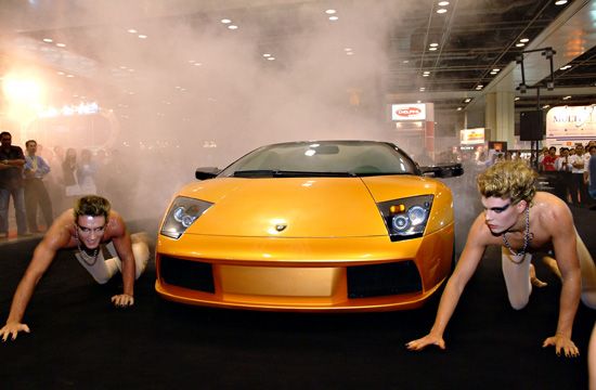 Lamborghini Murcielago Roadster at the Singapore Motor Show