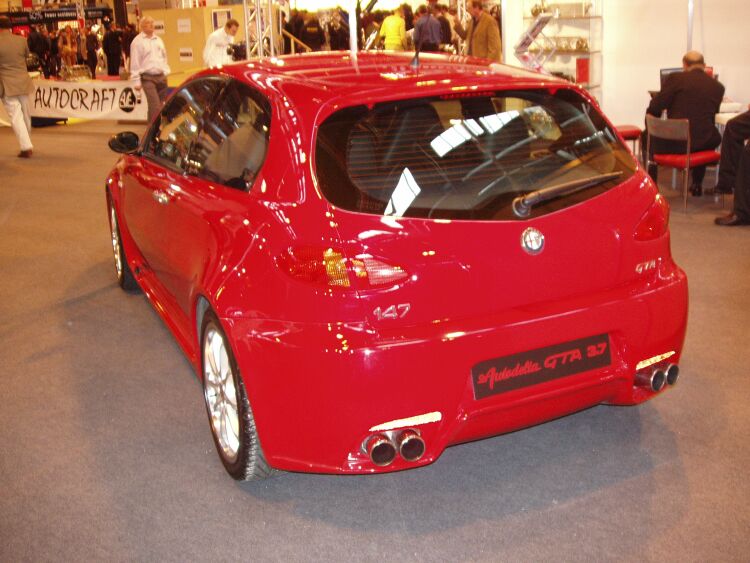 Autodelta Alfa Romeo 147 GTA at the 2004 Autosport International in Birmingham