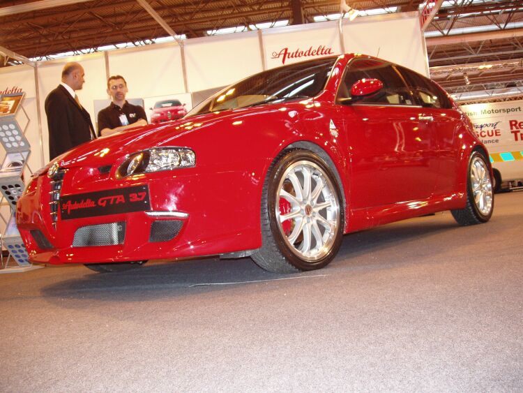 Autodelta Alfa Romeo 147 GTA at the 2004 Autosport International in Birmingham