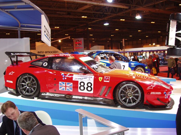 2003 Le Mans 24 Hours GTS-class winning Ferrari 550 Maranello at the Autosport International