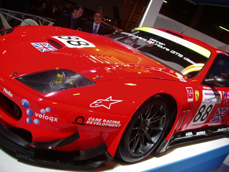 2003 Le Mans 24 Hours GTS-class winning Ferrari 550 Maranello at the Autosport International