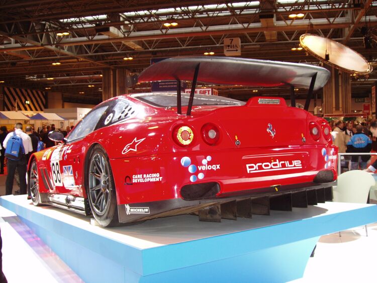 2003 Le Mans 24 Hours GTS-class winning Ferrari 550 Maranello at the Autosport International