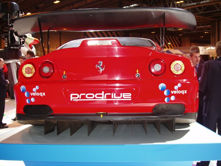 2003 Le Mans 24 Hours GTS-class winning Ferrari 550 Maranello at the Autosport International