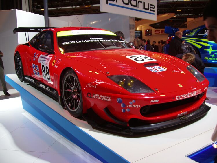 2003 Le Mans 24 Hours GTS-class winning Ferrari 550 Maranello at the Autosport International