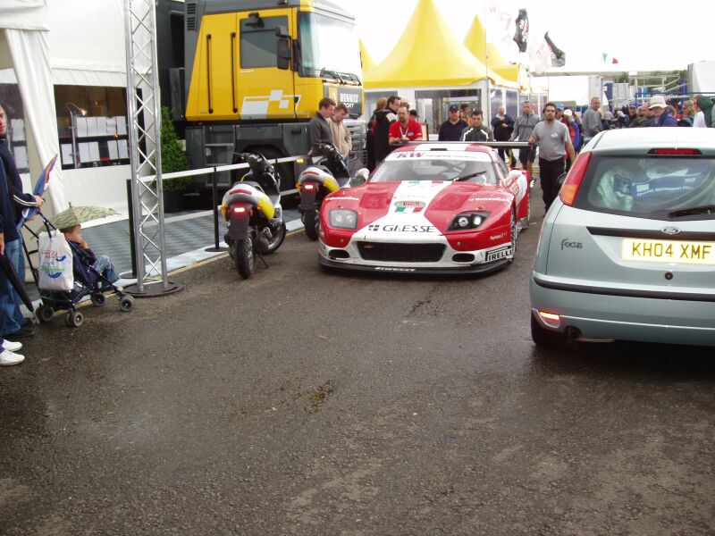 FIA GT Ferraris in action from Donington Park last Sunday