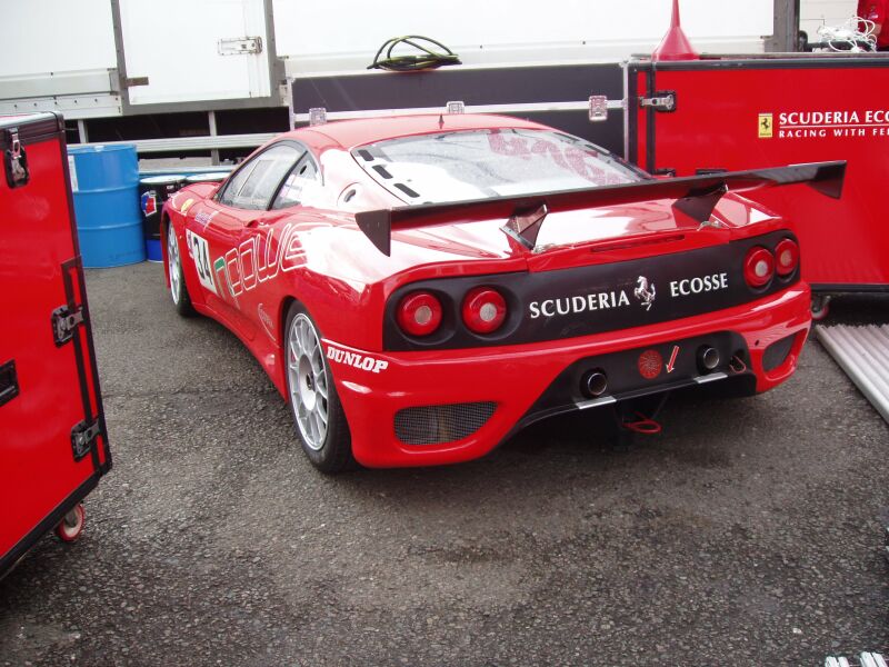 FIA GT Ferraris in action from Donington Park last Sunday