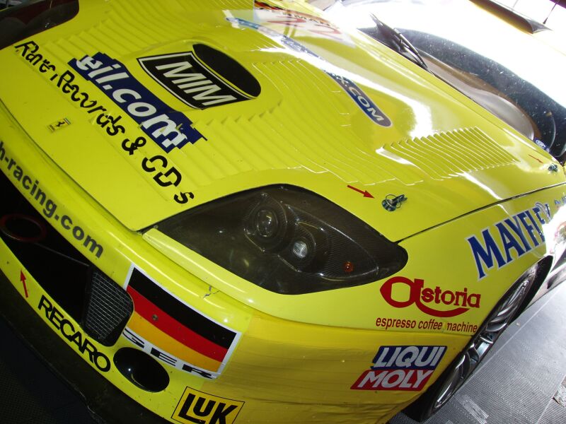 FIA GT Ferraris in action from Donington Park last Sunday