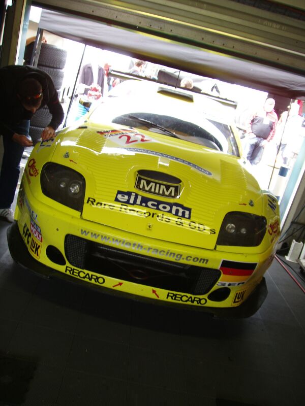 FIA GT Ferraris in action from Donington Park last Sunday