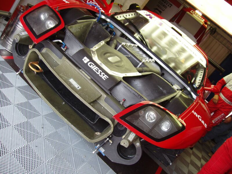 FIA GT Ferraris in action from Donington Park last Sunday