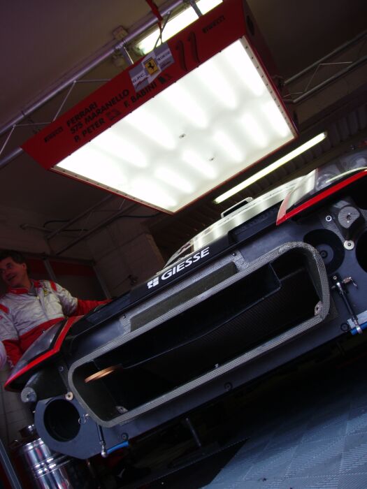 FIA GT Ferraris in action from Donington Park last Sunday