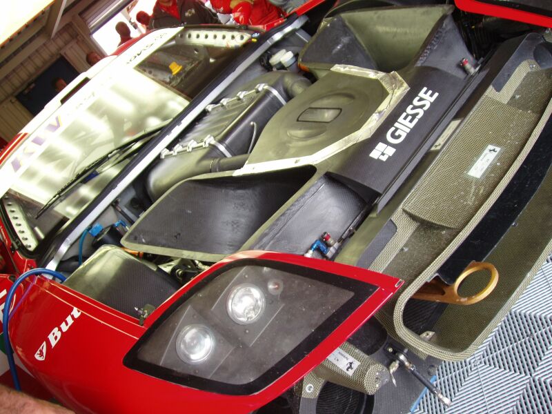 FIA GT Ferraris in action from Donington Park last Sunday