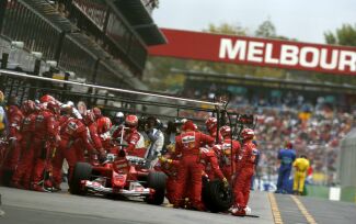 Ferrari at the 2004 Australian Grand Prix