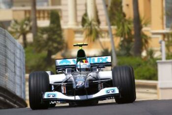 Minardi at the 2004 Monaco Grand Prix