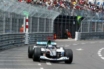 Minardi at the 2004 Monaco Grand Prix