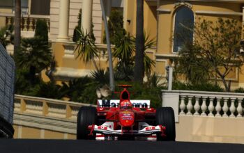 Ferrari at the 2004 Monaco Grand Prix