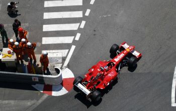 Ferrari at the 2004 Monaco Grand Prix