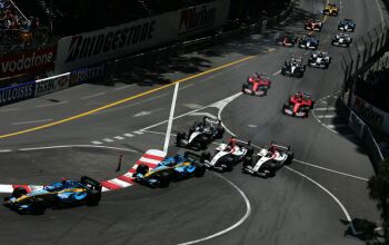 Ferrari at the 2004 Monaco Grand Prix