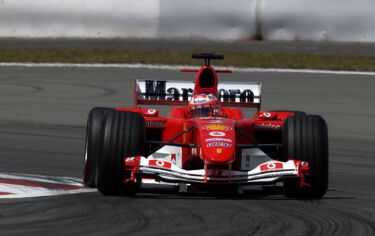 F1 action from the European Grand Prix