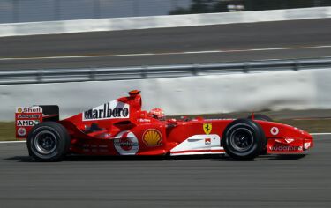 F1 action from the European Grand Prix